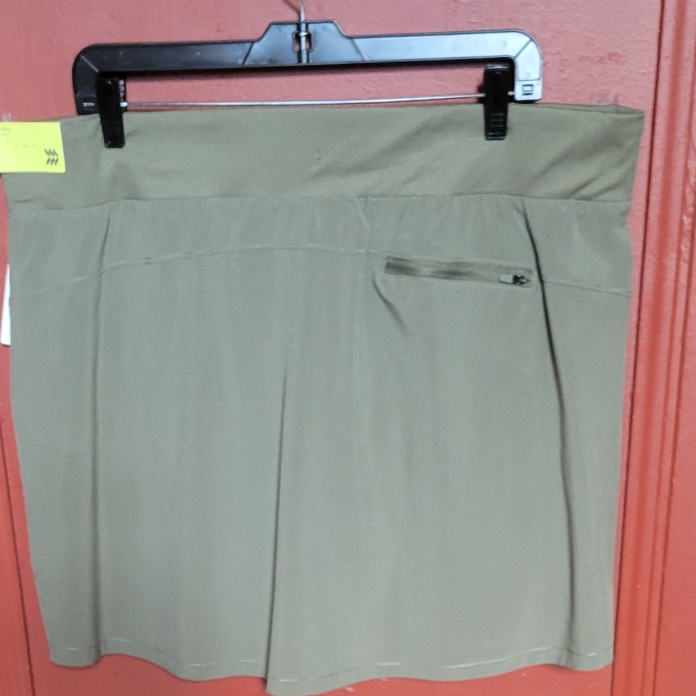 All in Motion Mid-Rise Moss Green Skort with Comfortable Fit Size XXL - Picture 5 of 11